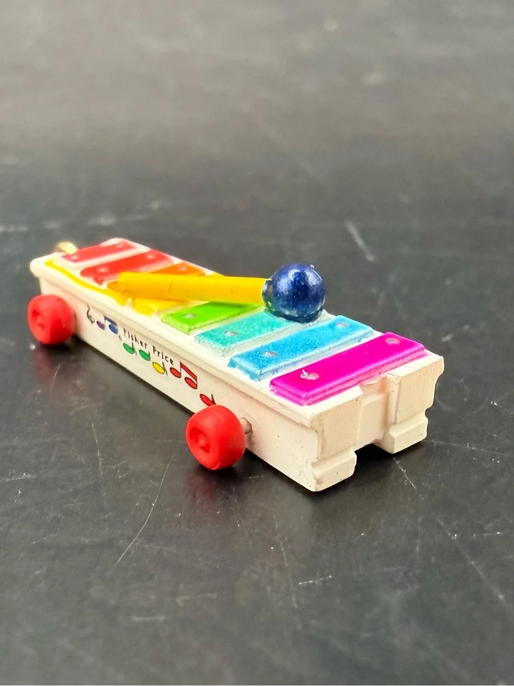 New Hallmark Keepsake 2022 Fisher-Price Xylophone Christmas Miniature Ornament